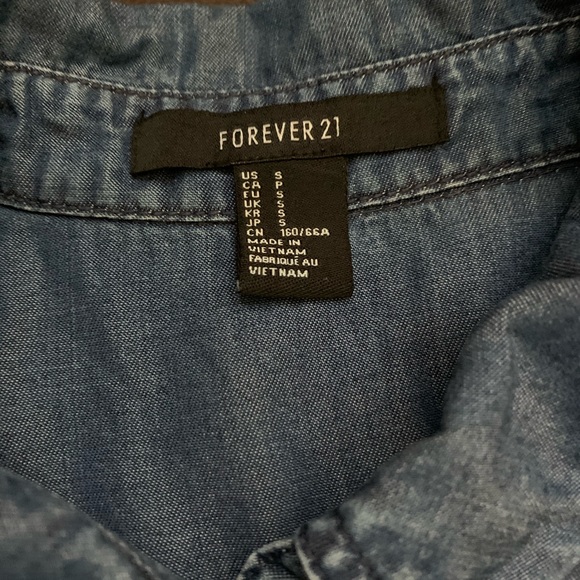 Denim Romper - Picture 2 of 2